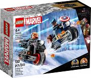 Lego Marvel Motocykle Czarnej Wdowy I Kapitana Ameryki 76260