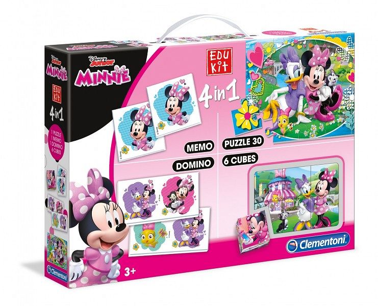 Clementoni 4 w 1 Edukit Myszka Minnie 13761