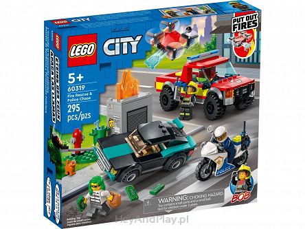 Lego City Akcja strażacka i policyjna 60319