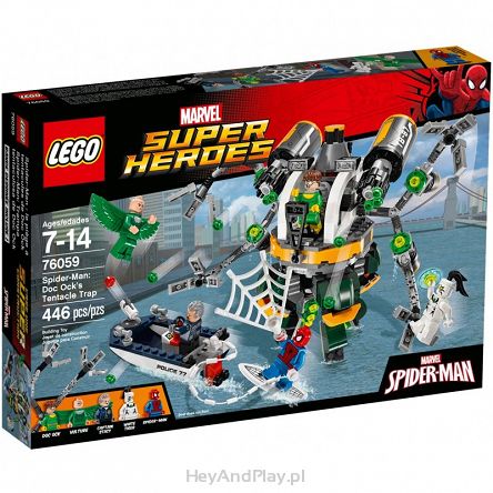 LEGO SUPER HEROES Spiderman: Pułapka z mackami Doc Ocka 76059