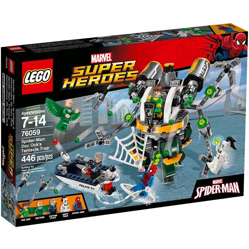 LEGO SUPER HEROES Spiderman: Pułapka z mackami Doc Ocka 76059