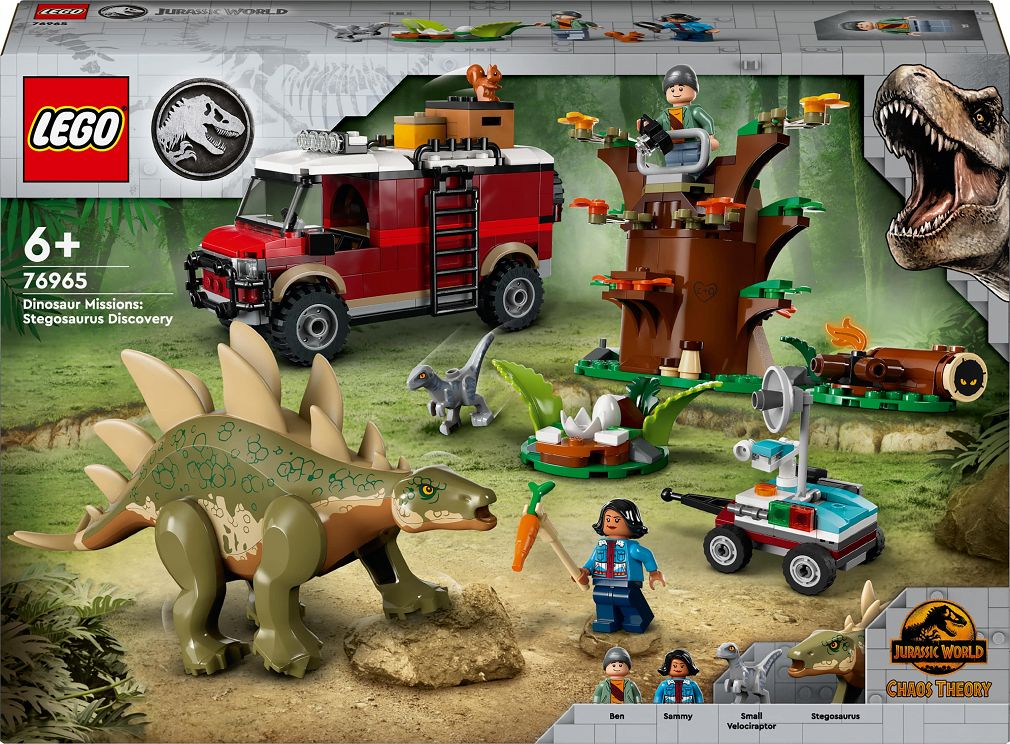LEGO Jurassic World Dinomisje: odkrycie stegozaura 76965