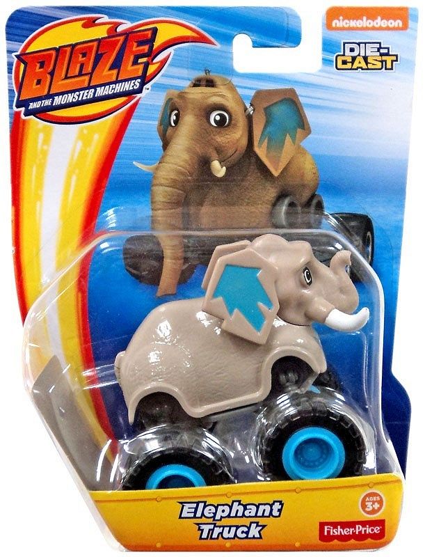 Fisher Price Blaze Metalowy Pojazd Elephant Truck FHV27 