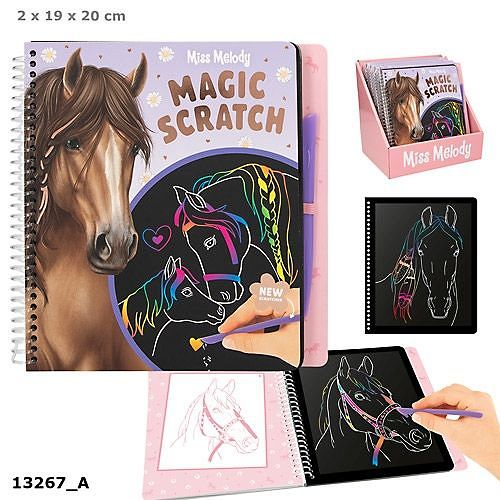 Zestaw kreatywny Magic Scratch Miss Melody 13267A