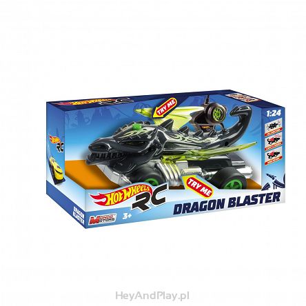 Hot Wheels R/C Dragon Blaster Zdalnie Sterowany 