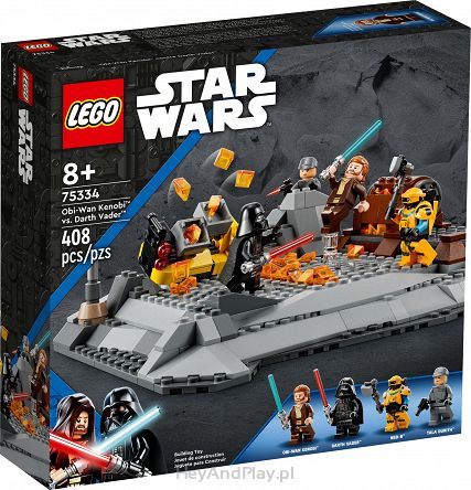 Lego Stars Wars Obi-Wan Kenobi Kontra Darth Vader 75334