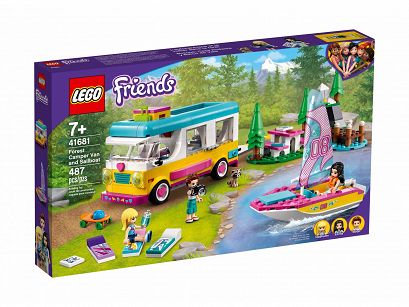 Lego Friends Leśny Mikrobus Kempingowy i Żaglówka 41681