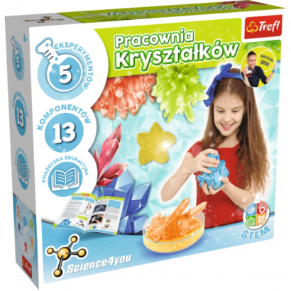 Trefl Science 4 You Pracownia Kryształków 61113