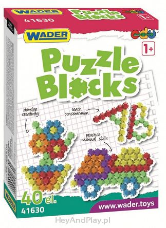Wader Puzzle Blocks 40 Elementów 41630