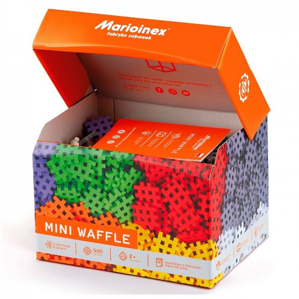 Marioinex Klocki Waffle Mini 500 sztuk