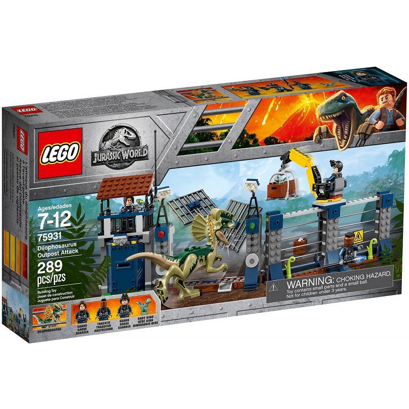 Lego Jurassic World Atak Dilofozaura na Posterunek 75931