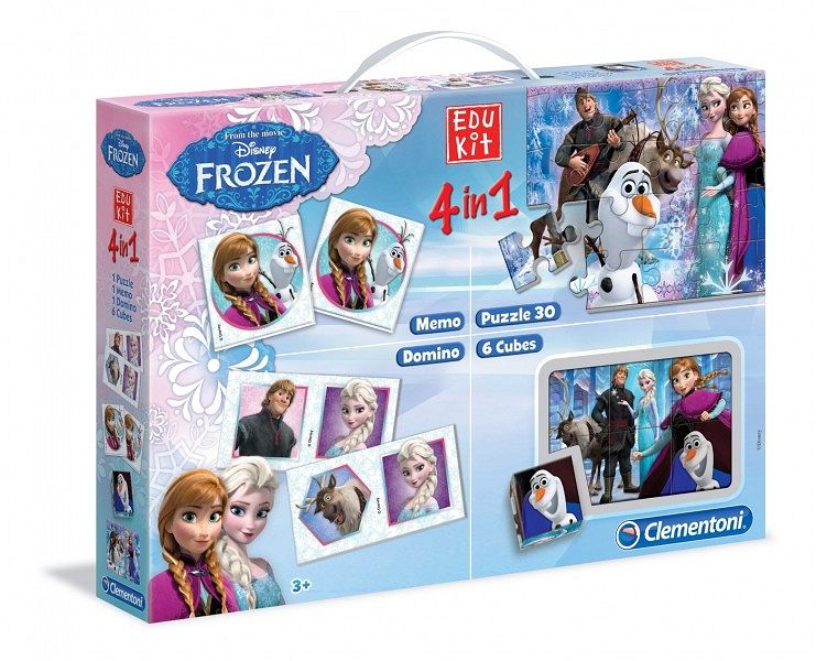Clementoni 4 w 1 Edukit Kraina Lodu 13495