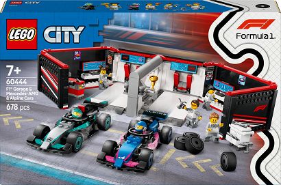 LEGO City 60444  F1 Garaż i bolidy Mercedes-AMG i Alpine