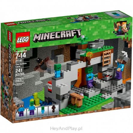 Lego Minecraft Jaskinia Zombie 21141