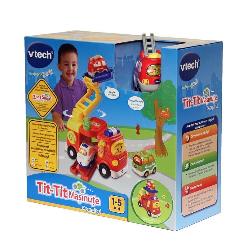 Vtech Zestaw Duży Wóz Strażacki 60810