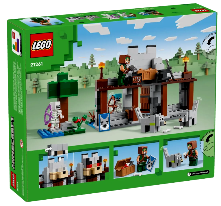 Lego Minecraft Wilcza twierdza 21261