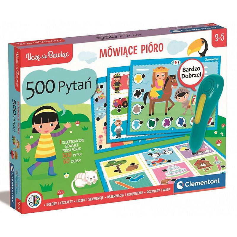 Clementoni Mówiące Pióro 500 Pytań