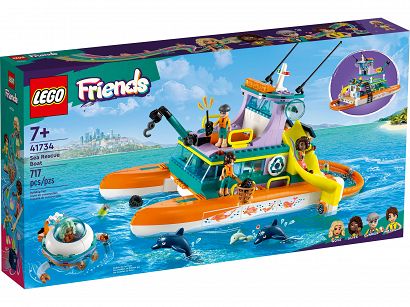 Lego Friends Morska Łódź Ratunkowa 41734