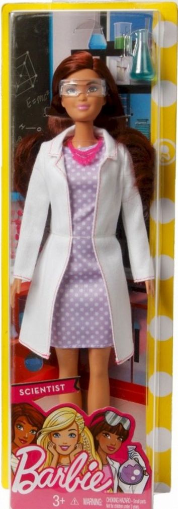 Barbie Lalki Kariera Naukowiec DVF50