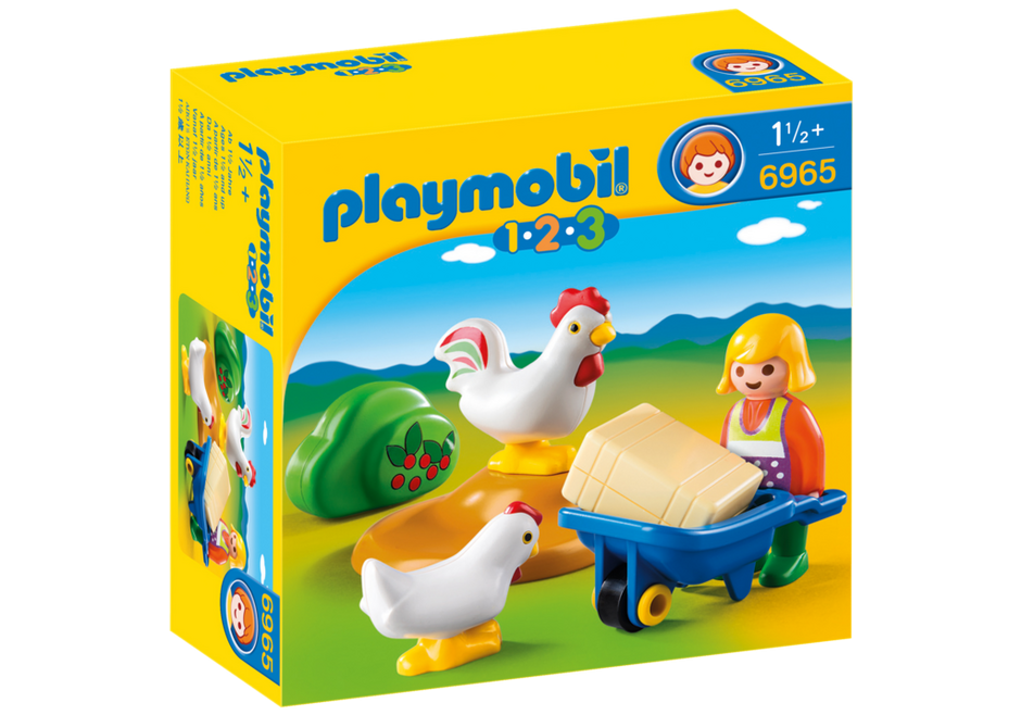 PLAYMOBIL Gospodyni z kurczakami 6965