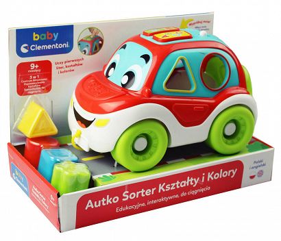 Baby  Autko Sorter Kształty I Kolory