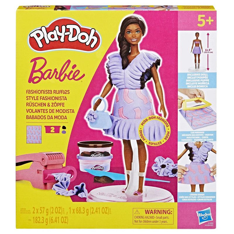 Play-Doh - Ciastolina BARBIE FASHIONISTA Falbanki