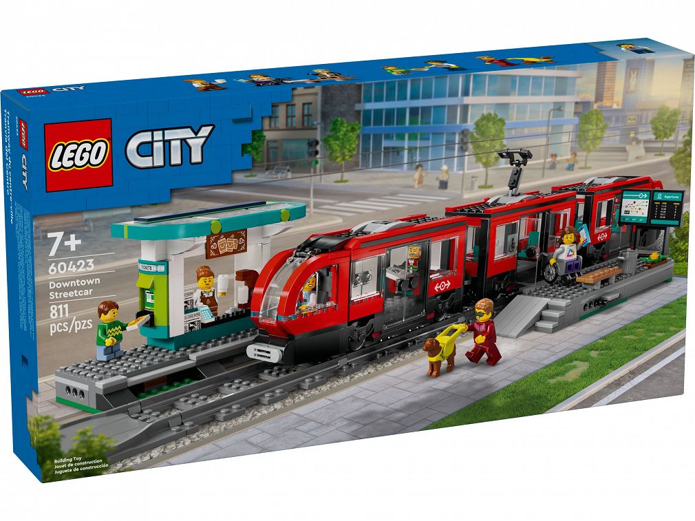 Lego city - Tramwaj miejski ze stacją 60423