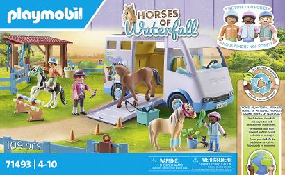 Playmobil Horses of Waterfall Mobilna nauka jazdy konnej 71493