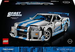 LEGO Technic Samochód Nissan Skyline GT-R (R34) z filmu Za szybcy, za wściekli 42210