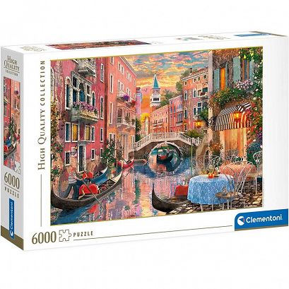 Clementoni - Puzzle High Quality Zachodzące Słońce W Wenecji 6000 el.