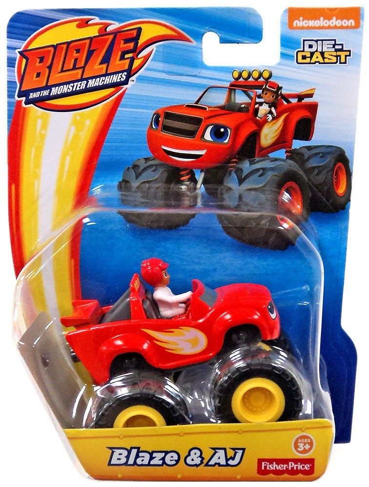 Fisher Price Blaze Metalowy Pojazd Blaze i AJ FHV24