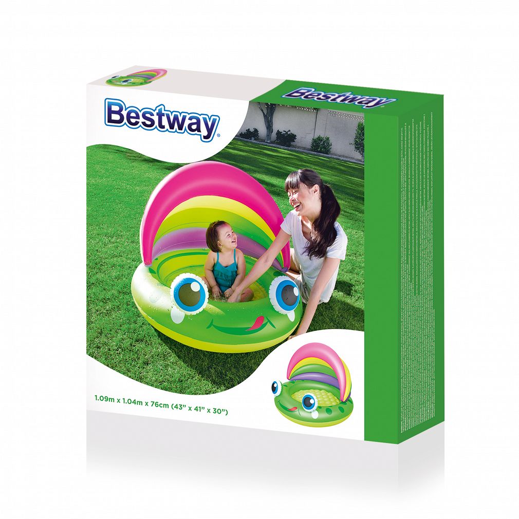 BESTWAY Basen dmuchany żabka 109cm x 104cm x 76cm