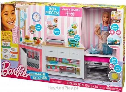 Barbie Idealna Kuchnia Zestaw FRH73 
