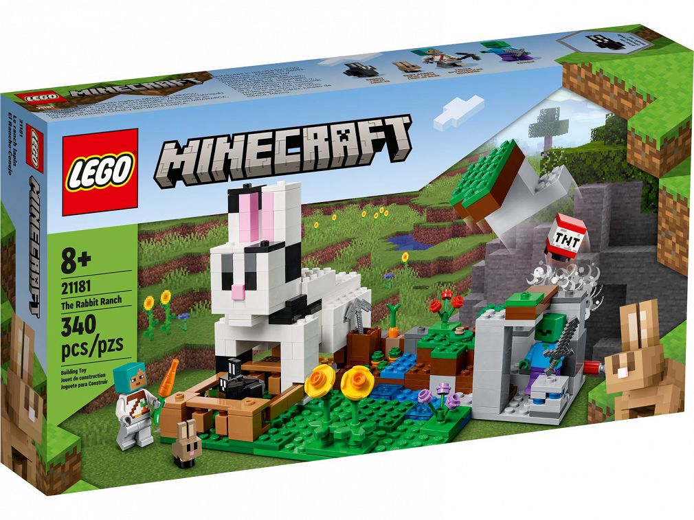 Lego Minecraft Królicza Farma 21181