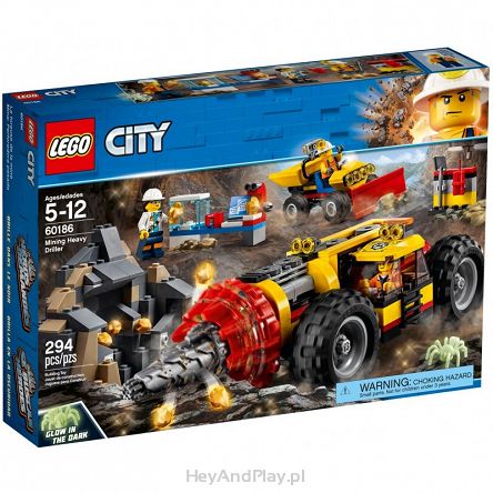 Lego City Ciężkie Wiertło Górnicze 60186