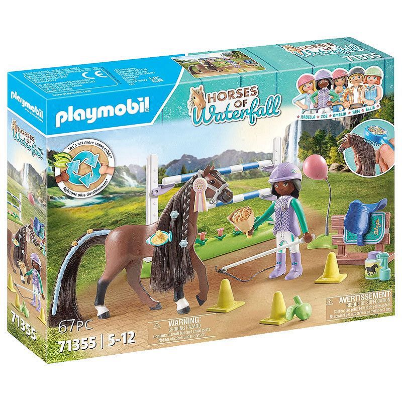 Playmobil Horse of Waterfall - Zoe i Blaze z przeszkodami 71355