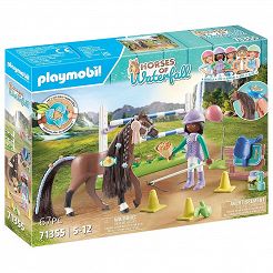 Playmobil Horse of Waterfall - Zoe i Blaze z przeszkodami 71355