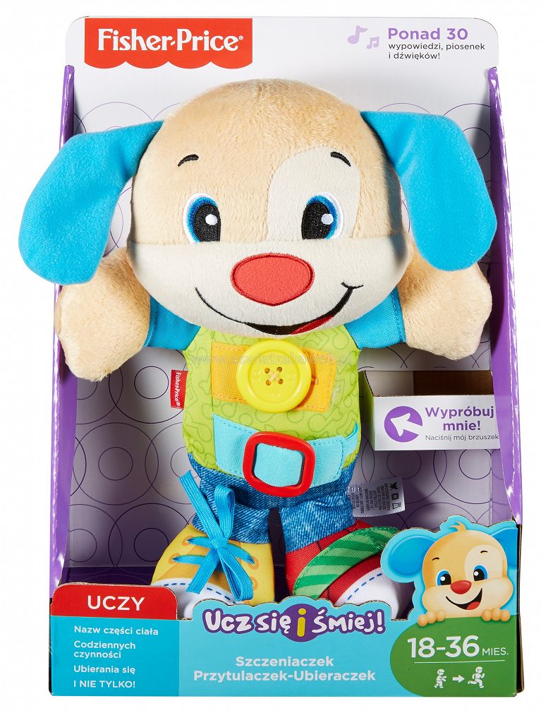 FISHER-PRICE SZCZENIACZEK PRZYTULACZEK UBIERACZEK