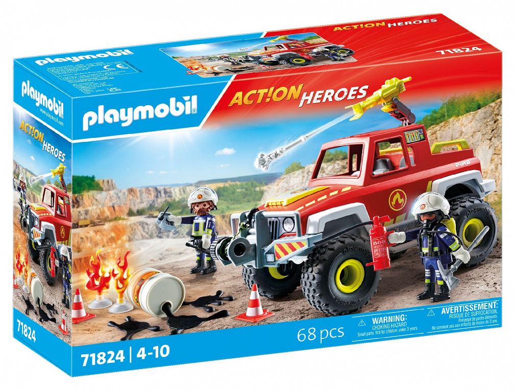 Playmobil Action Heroes Wóz strażacki 71824