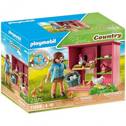 PlayMobil Kury Z Pisklętami