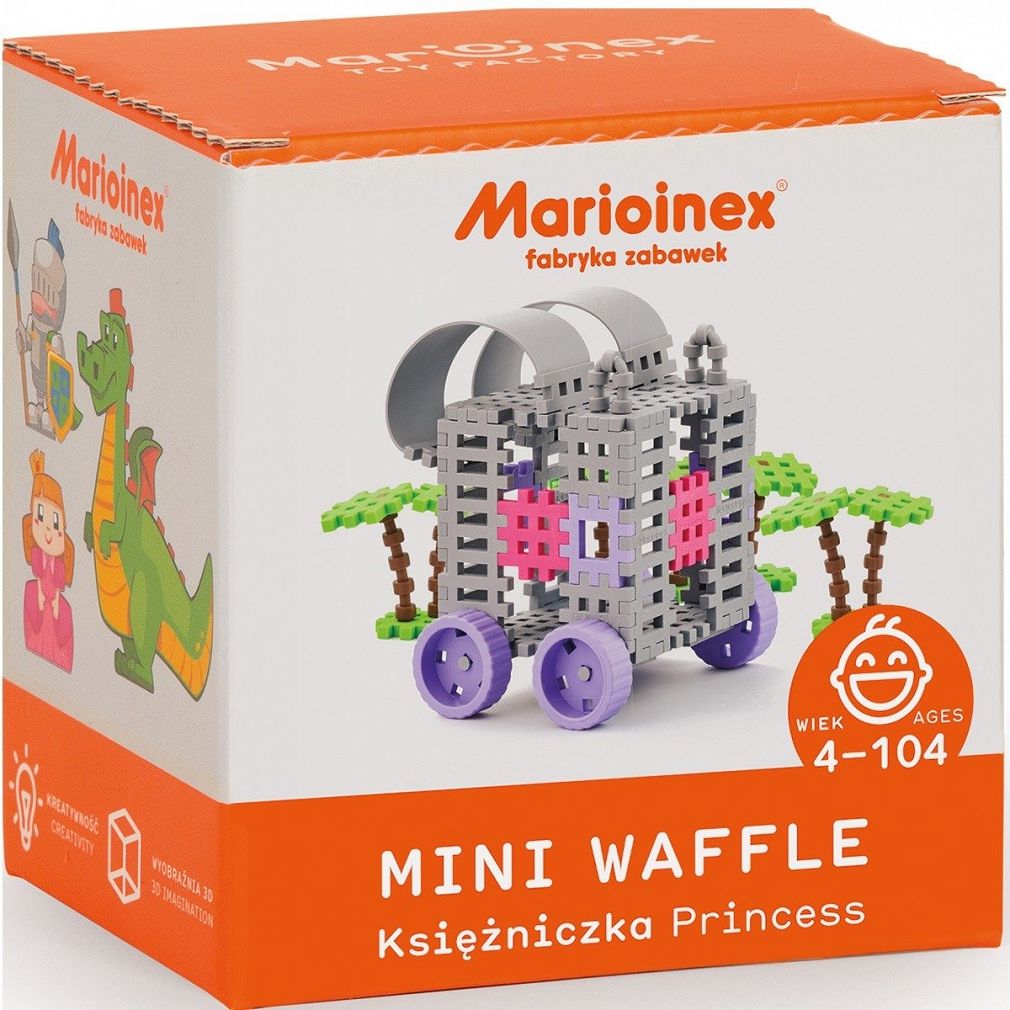 Marioinex Klocki Waffle Mini Mała Księżniczka 
