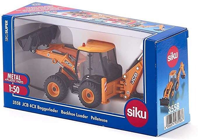 Siku Super - Koparko-ładowarka JCB 4CX S3558 - 