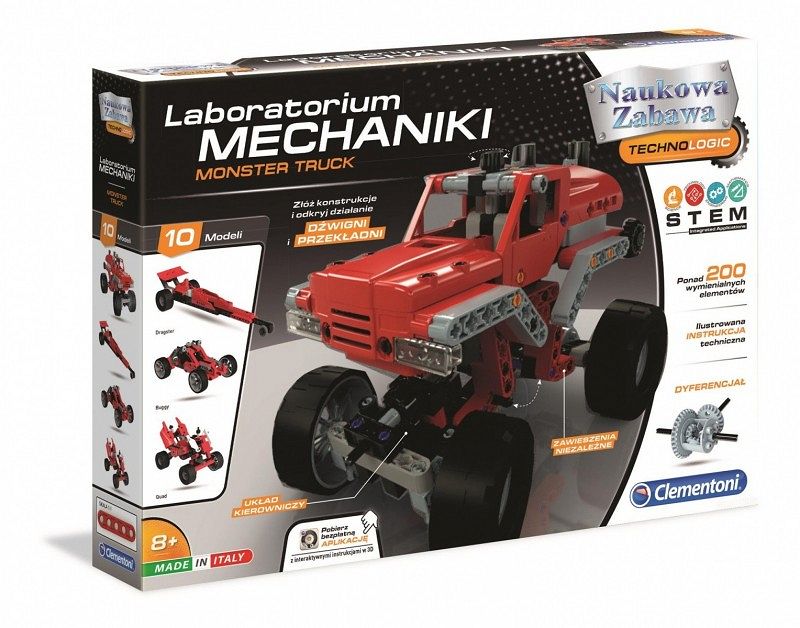 Clementoni Laboratorium Mechaniki Monster Truck 50062