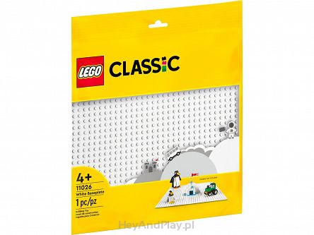Lego Classic Biała Płytka Konstrukcyjna 11026