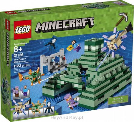 Lego Minecraft Oceaniczny Monument 21136
