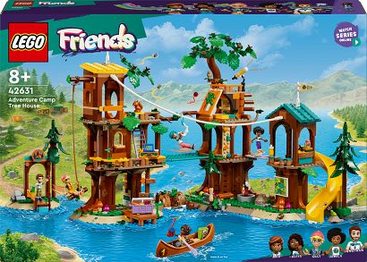 Lego Friends - Domek na drzewie na obozie kempingowym 42631