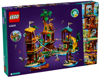 Lego Friends - Domek na drzewie na obozie kempingowym 42631