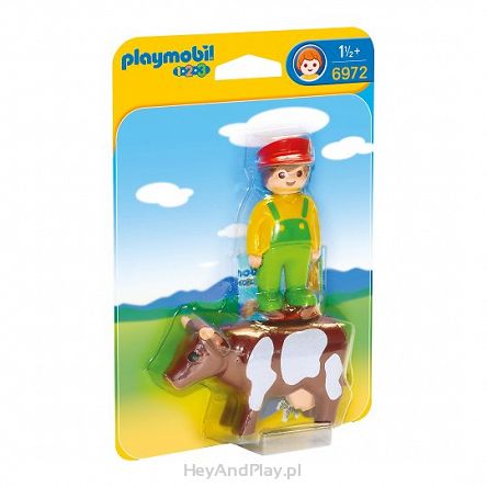 PLAYMOBIL Rolnik z krową 6972