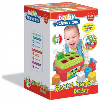 Clementoni Shape Sorter Bucket 17106