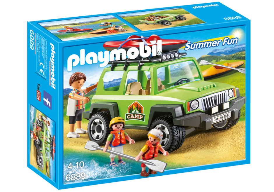 PLAYMOBIL Samochód terenowy z kajakiem 6889